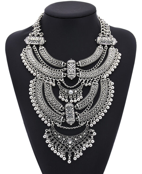 Alloy Diamond Short Necklace Crystal Necklace - Image 9