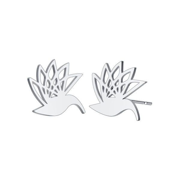 Little Bird Pigeon Stainless Steel Earrings Earings - Image 3
