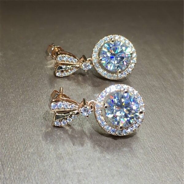 Earings Women Ring Bohemian Dangle Round - Image 2