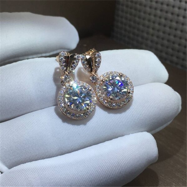 Earings Women Ring Bohemian Dangle Round - Image 6