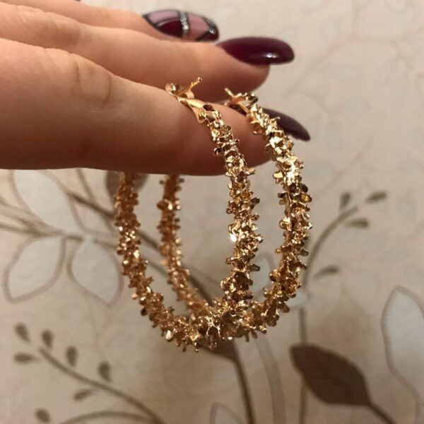 Earings Women For Gold Round Pearl Set - Image 10