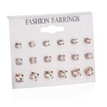 Earrings Round 9-piece Earings Set