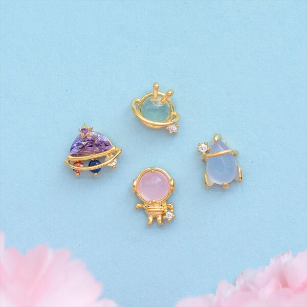 Creative Cartoon Wind Space Series Earings Set - Image 4