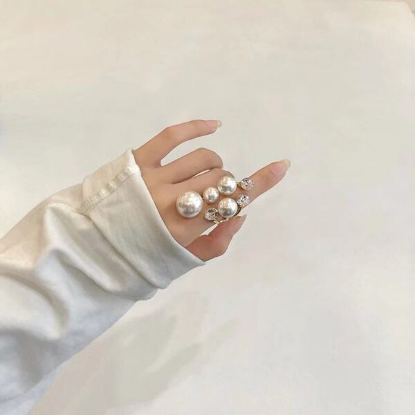 Multi Pearl Rings for Women - Image 2