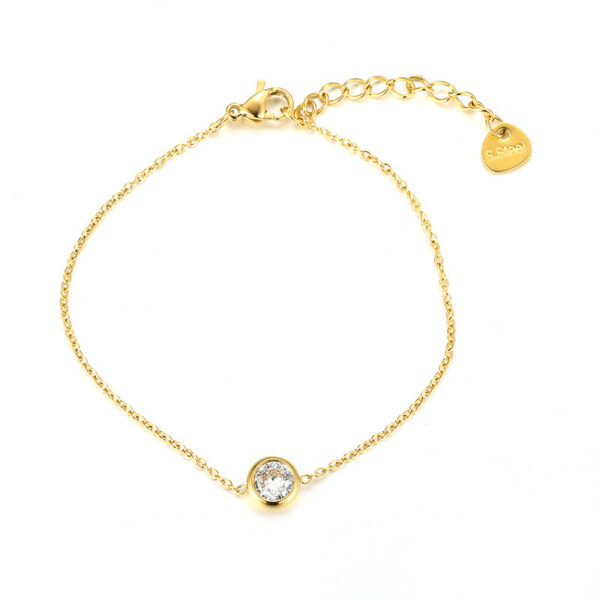 Colorful Zircon Women's Diamond Thin Bracelet - Image 7
