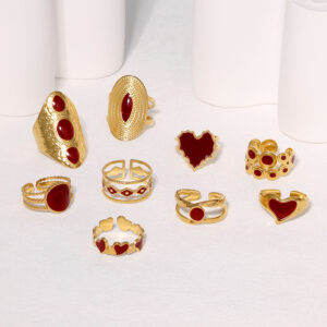 European, American And French Style Retro Open-end Personality Ring