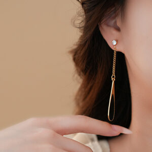Personality Drop Shaped Simple Earrings