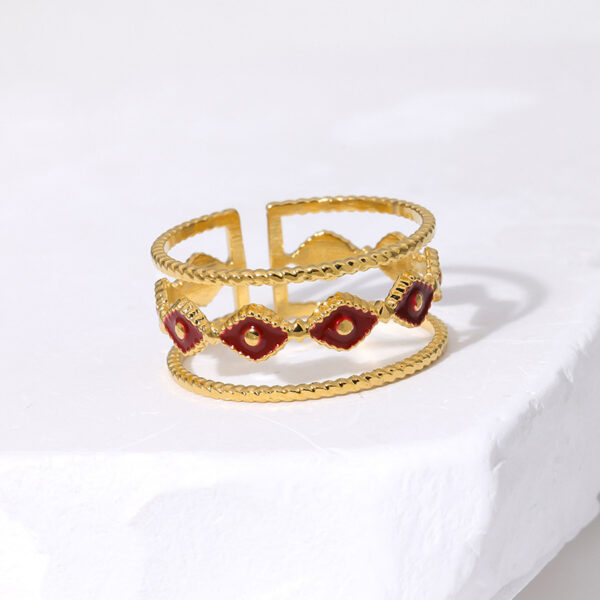 European, American And French Style Retro Open-end Personality Ring - Image 8