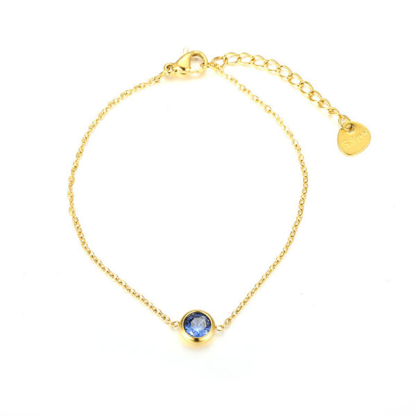 Colorful Zircon Women's Diamond Thin Bracelet - Image 8