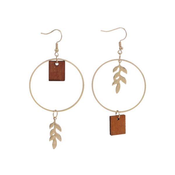 Leaves Wood Earing - Image 2