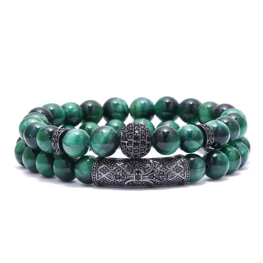 Tiger-Eye Bracelet Men's Versatile Accessories Niche High Sense Ornament Natural Stone Bracelet - Image 5