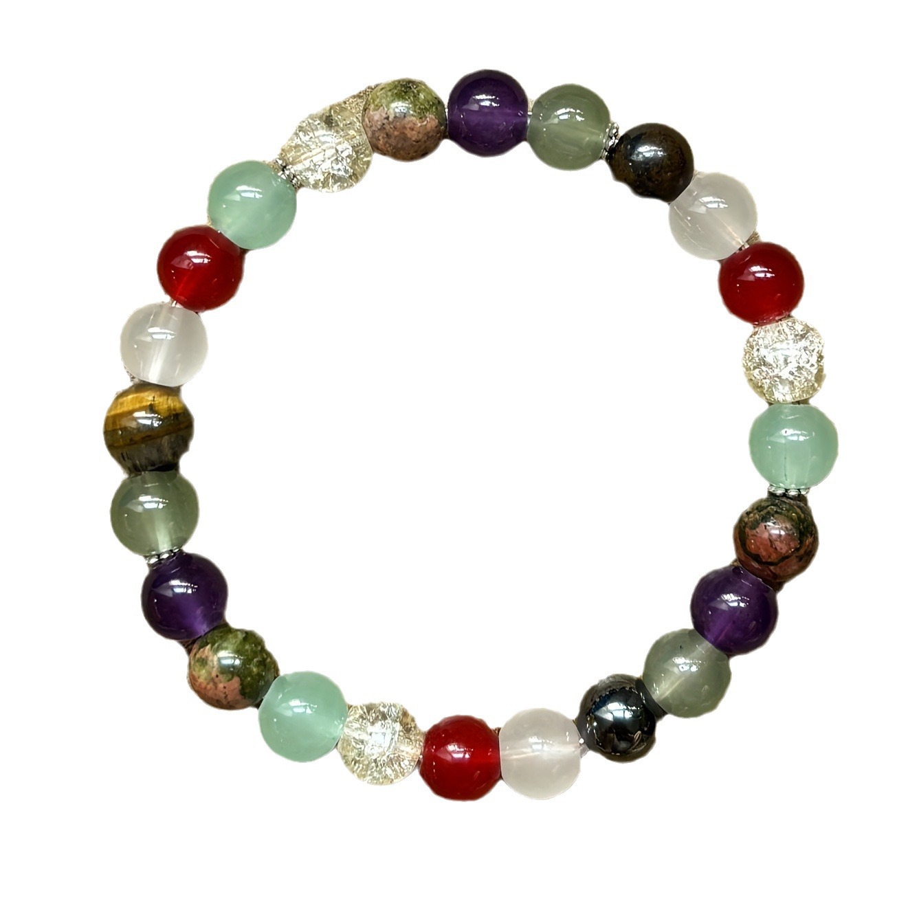 Popular Colored Stone Crystal Opal Beads Bracelet - Image 2