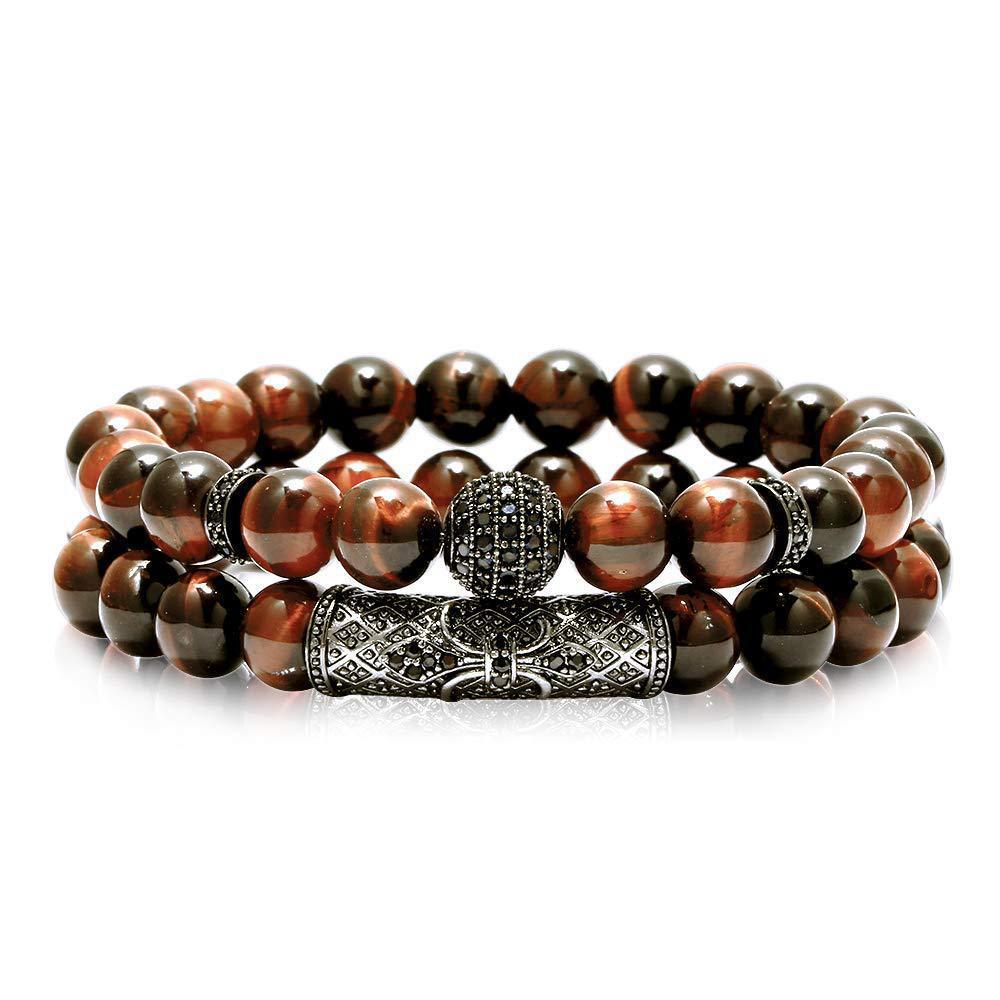 Tiger-Eye Bracelet Men's Versatile Accessories Niche High Sense Ornament Natural Stone Bracelet - Image 3
