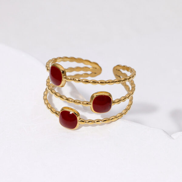 European, American And French Style Retro Open-end Personality Ring - Image 7