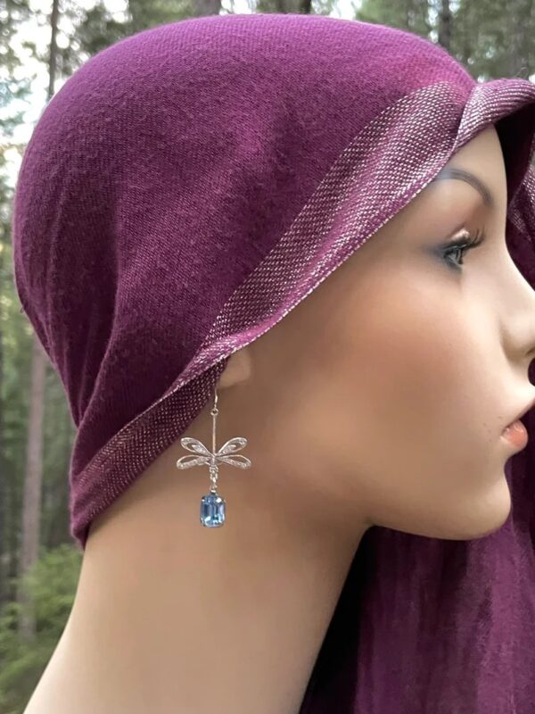 Ethnic Retro High-grade Carved Stitching Dragonfly Earrings - Image 3