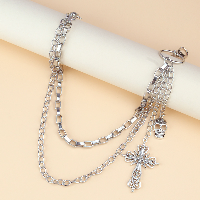 Layered Retro Skull Body Chains - Image 4