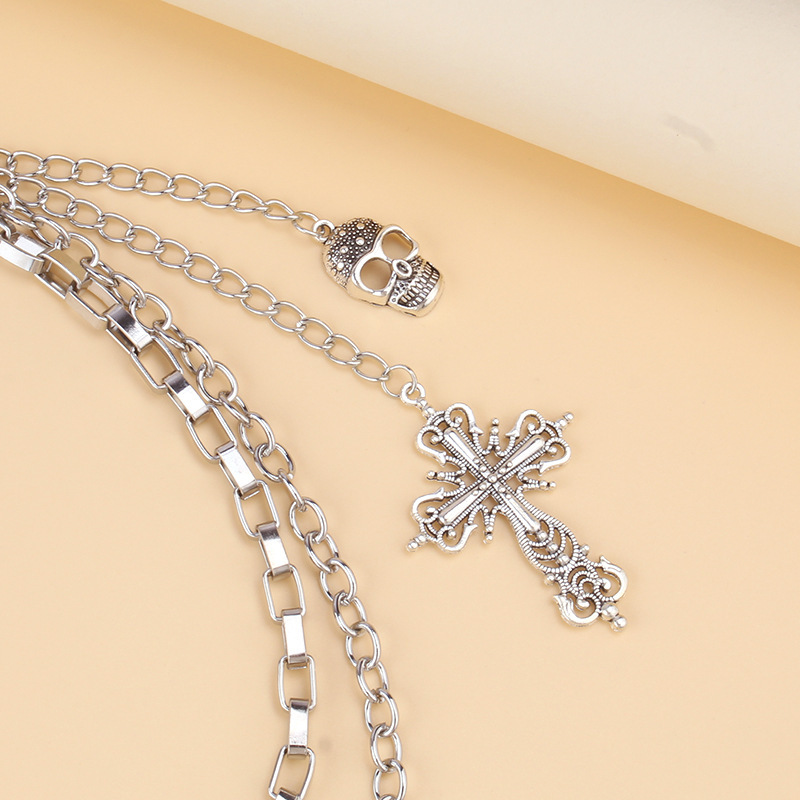 Layered Retro Skull Body Chains - Image 3